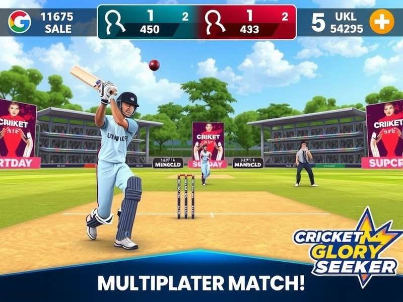 Cricket Glory Seeker Batting Interface